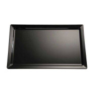 Tavă PURE din melamină neagră GN 1/1 | APS 83479