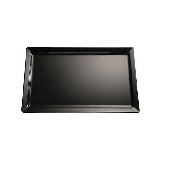 Tavă PURE din melamină neagră GN 1/1 | APS 83479