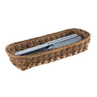 Coș pentru tacâmuri maro | APS 40010