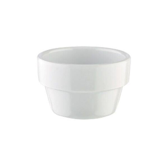 Mini vas FLOWER POT din melamină albă 40 ml | APS 84470