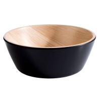 Bol melaminat FRIDA negru diam. 12,5 cm | APS 84606