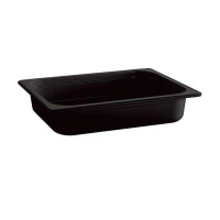 Recipient GN 1/3 adâncime 10 cm din melamină negru | APS 84309