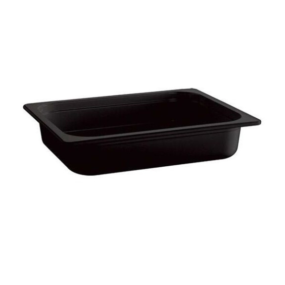 Recipient GN 1/1 adâncime 10 cm din melamină negru | APS 84306