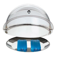 Tavă rotundă cu element de răcire și capac, 35x15 cm | APS 9094