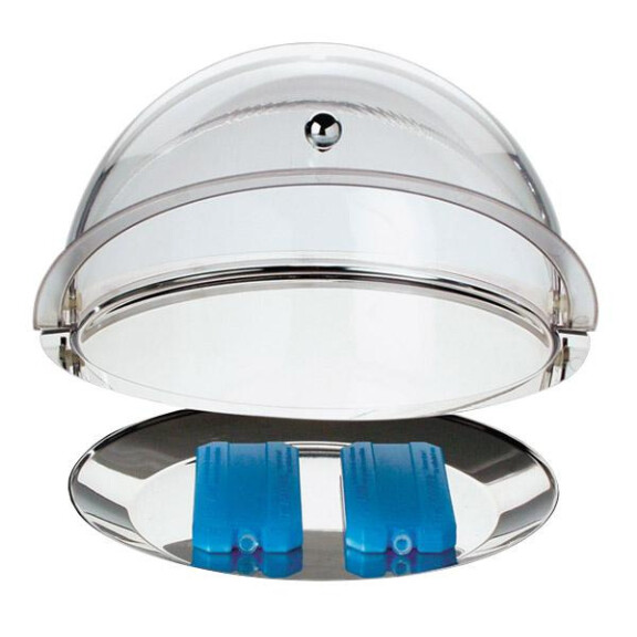 Tavă rotundă cu element de răcire și capac, 35x15 cm | APS 9094