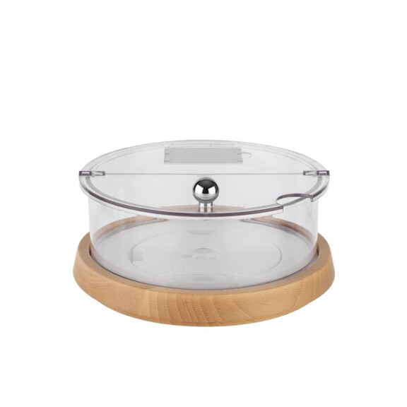 Bol mare de răcire cu bază din lemn TOP FRESH cu element de răcire și capac, 26x15 cm | APS 11817