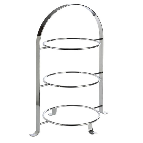 Suport pentru servire cu 3 farfurii, oțel inoxidabil, 33x24x43 cm | APS 33217