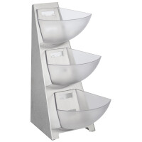 Suport bufet, cu trei niveluri MULTITRACK, 28x19.5x41 cm | APS 11444