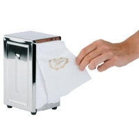 Suport pentru șervețele, oțel inoxidabil, lustruit, 12x9.5x18.5 cm | APS 11720