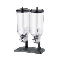 Dozator de cereale pentru mic dejun, dublu Duo FRESH & EASY, 2x4,5 l | APS 11841