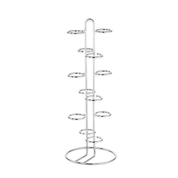 Suport pentru servire, pentru pahare cu diametrul de 6 cm, 22x22x59 cm | APS 33246