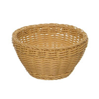 Coș pentru pâine din polipropilenă PROFI LINE, rotund, bej deschis, 16x16x8 cm | APS 50600