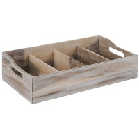 Recipient pentru tacâmuri VINTAGE, alb, 51x28x13 cm | APS 11951