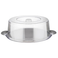 Tavă pentru prăjituri și torturi cu capac 30x11 cm, oțel inoxidabil, cu capac | APS 65