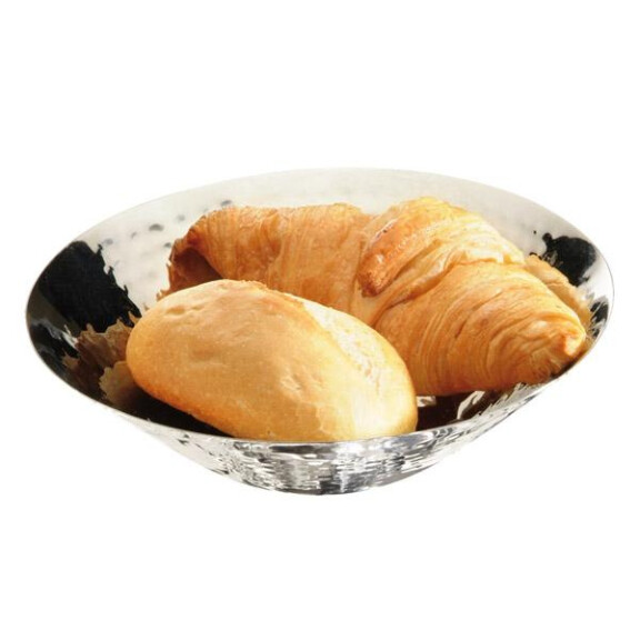 Bol din oțel inoxidabil, ciocănit, lustruit, 20x5.5 cm | APS 30277