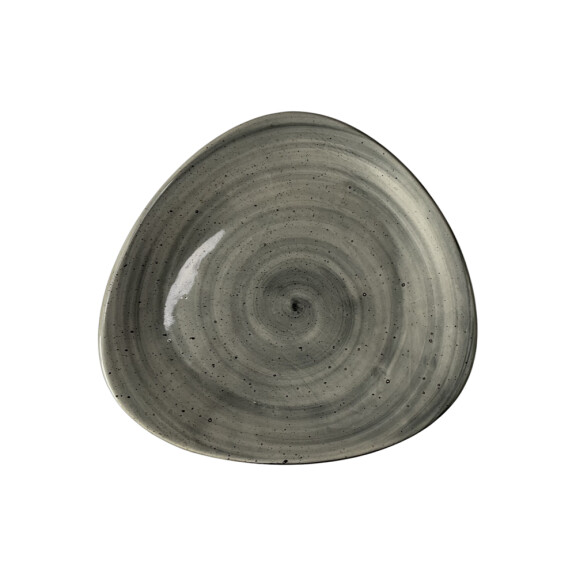Farfurie întinsă Delta Rustic gri 26 cm | KERA CERAMIKA 15.3.RUSTIC GRI