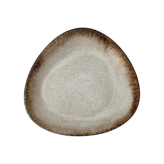 Farfurie întinsă Delta Cristall dolomit 26 cm | KERA CERAMIKA 15.3.DOLOMIT
