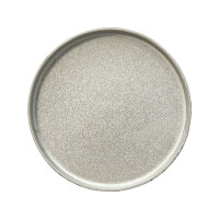 Farfurie întinsă cu margine Arondi dolomit 25 cm | KERA CERAMIKA 18.2.DOLOMIT