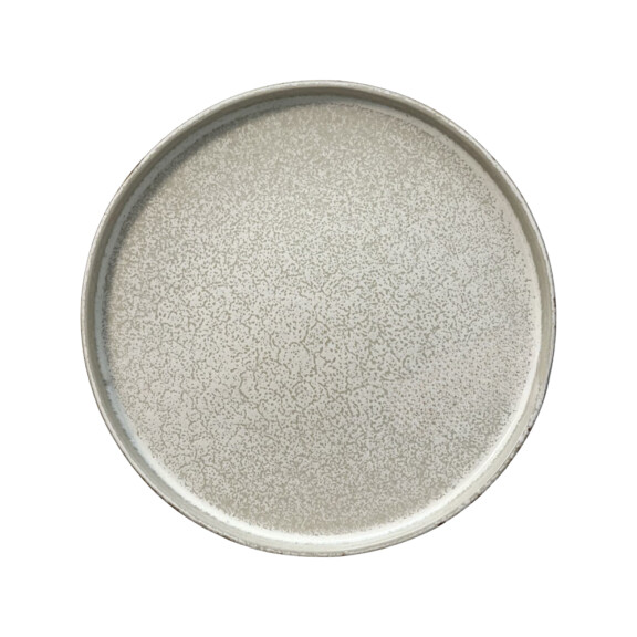 Farfurie întinsă cu margine Arondi dolomit 25 cm | KERA CERAMIKA 18.2.DOLOMIT