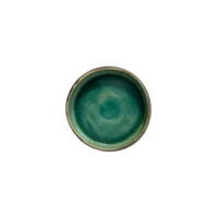 Farfurie întinsă cu margine Keczi chihlimbar 14 cm | KERA CERAMIKA 17.2.CHILIMBAR