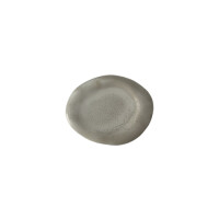 Farfurie întinsă cu margine Galet dolomit 19 x 16 cm | KERA CERAMIKA 19.1.DOLOMIT