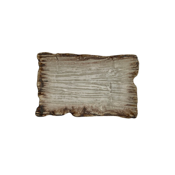 Farfurie plată dreptunghiulară Moku dolomit 30 x 18 cm | KERA CERAMIKA 16.2.DOLOMIT