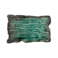 Farfurie plată dreptunghiulară Moku smarald 30 x 18 cm | KERA CERAMIKA 16.2.SMARALD