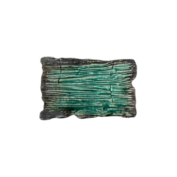 Farfurie plată dreptunghiulară Moku smarald 30 x 18 cm | KERA CERAMIKA 16.2.SMARALD