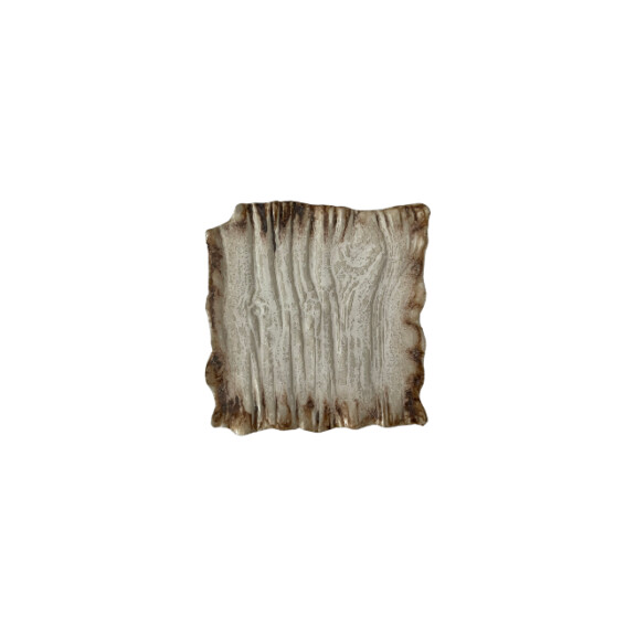 Farfurie plată dreptunghiulară Moku dolomit 21 x 21 cm | KERA CERAMIKA 16.3.DOLOMIT