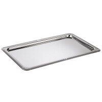 Tavă PROFI LINE, GN 1/1, lustruită, din oțel inoxidabil, 53x32.5x1.5 cm | APS 11000