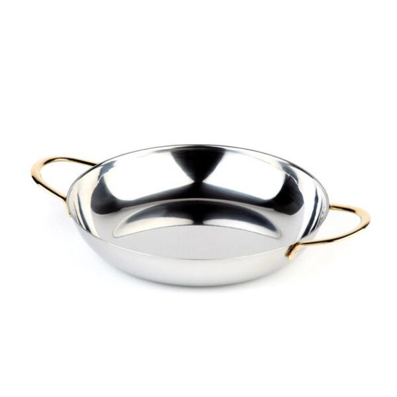 Platou de servire cu mânere aurite, 28x4 cm, 2 l | APS 61280