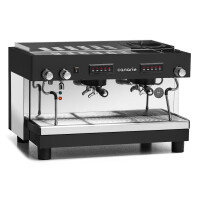 Espressor de cafea cu 2 grupuri, cu portafiltru, negru, 10,5 l, 4,5 kW, 230 V | CANARIO CAFE CC035