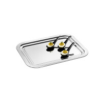 Tavă de banchet CLASSIC, din oțel inoxidabil, 41.5x31x1.5 cm | APS 399