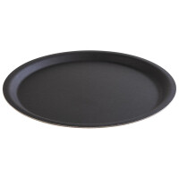 Tavă HAPPY HOUR antiderapantă, neagră, diametru 32 cm | APS 510