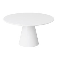 Platou pentru prăjituri și torturi CASUAL, alb, din melamină, diametru 31 cm, înălțime 16 cm | APS 83891