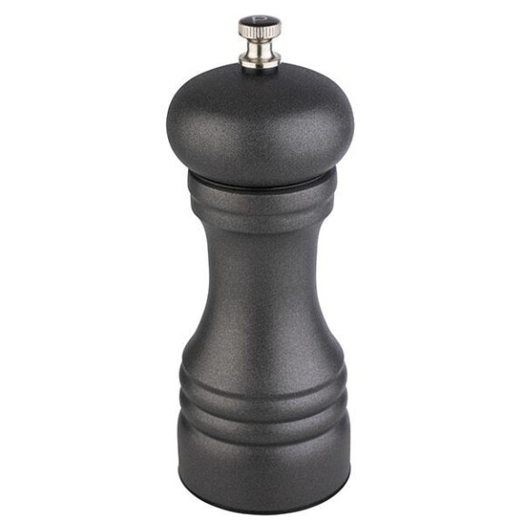 Râșniță de piper GUNMETAL, oțel inoxidabil, 6x15.5 cm | APS 40555