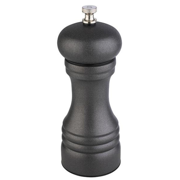 Râșniță de sare GUNMETAL, oțel inoxidabil, 6x15.5 cm | APS 40556