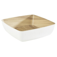 Bol melaminat FRIDA, alb 25x25x7.5 cm, 2.65 l | APS 84561