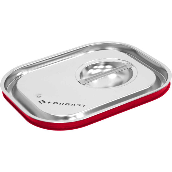 Capac cu garnitură pentru GN 1/4 din oțel inoxidabil | FORGAST FG04114V1