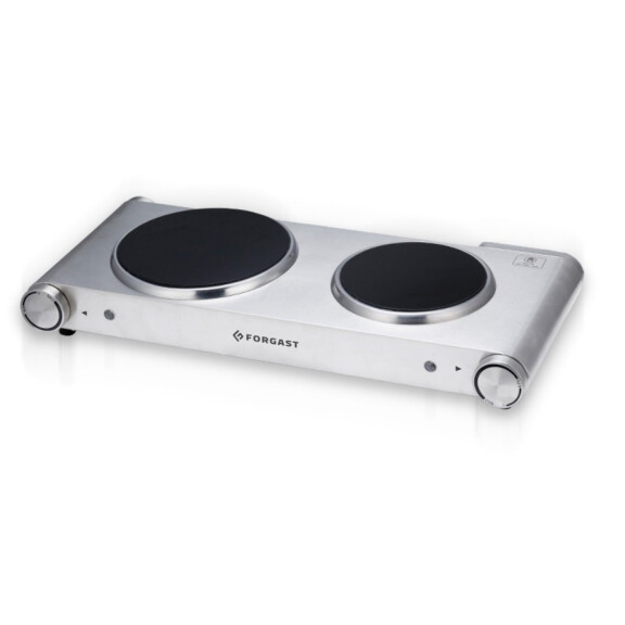 Plită electrică cu 2 ochiuri, 2.5 kW, 230 V | FORGAST FG09042