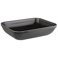 Bol EMMA, GN 1/2 melamină, gri, 32.5x26.5x7.5 cm, 3.5 l | APS 85132