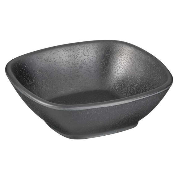 Bol ZEN, melamină, negru, 12x12x4 cm, 200 ml | APS 83720