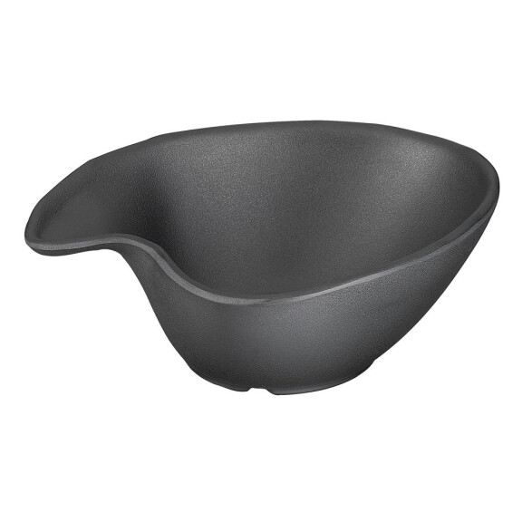 Bol ZEN, melamină, negru, 14.5x12.5x5 cm, 200 ml | APS 83935