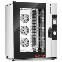 Cuptor electric convectie-abur Sigma 12 GN 1/1, control electronic, 15,7 kW, 400 V | PROFICHEF PCS11012
