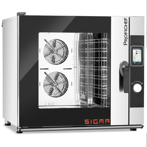Cuptor electric convectie-abur Sigma 7 GN 1/1, control electronic, 10,6 kW, 400 V | PROFICHEF PCS11007