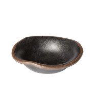 Bol MARONE, melamină, negru - maro, 11.5x3 cm, 40 ml | APS 84108