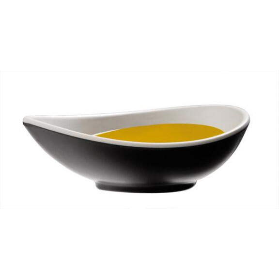 Bol HALFTONE, melamină, alb-negru, 14x8x4.5 cm, 100 ml | APS 84131