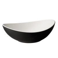 Bol HALFTONE, melamină, alb-negru, 24x17.5x7.5 cm, 800 ml | APS 84134