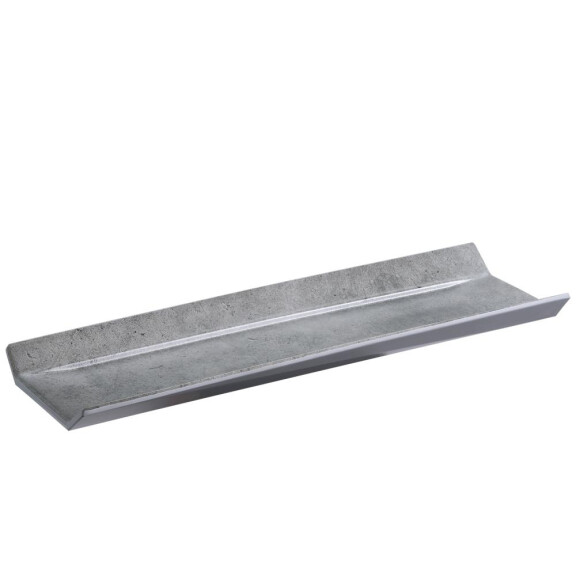 Tavă GLAMOUR, din melamină, negru-gri, 37x11x2.5 cm | APS 84378