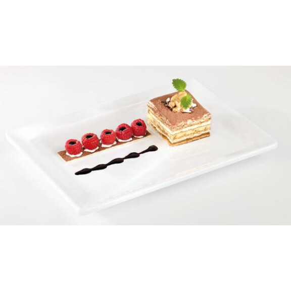 Tavă PURE, melamină, albă, 53x18x3 cm | APS 83402